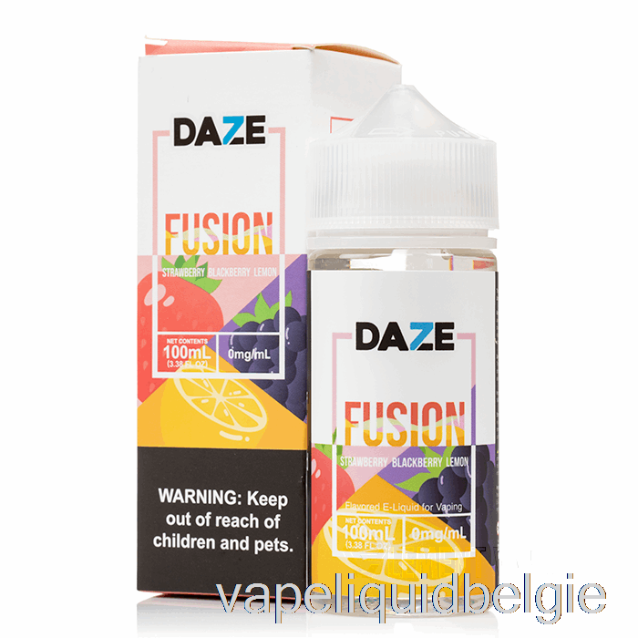 Vape Vloeistof Aardbei Braambes Citroen - 7 Daze Fusion - 100ml 3mg